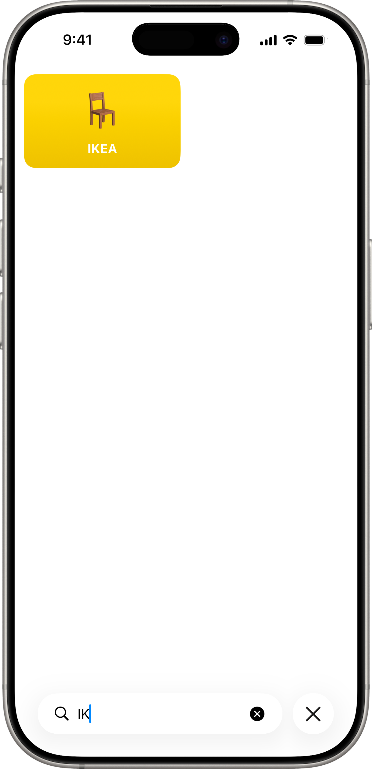 Searching the card grid